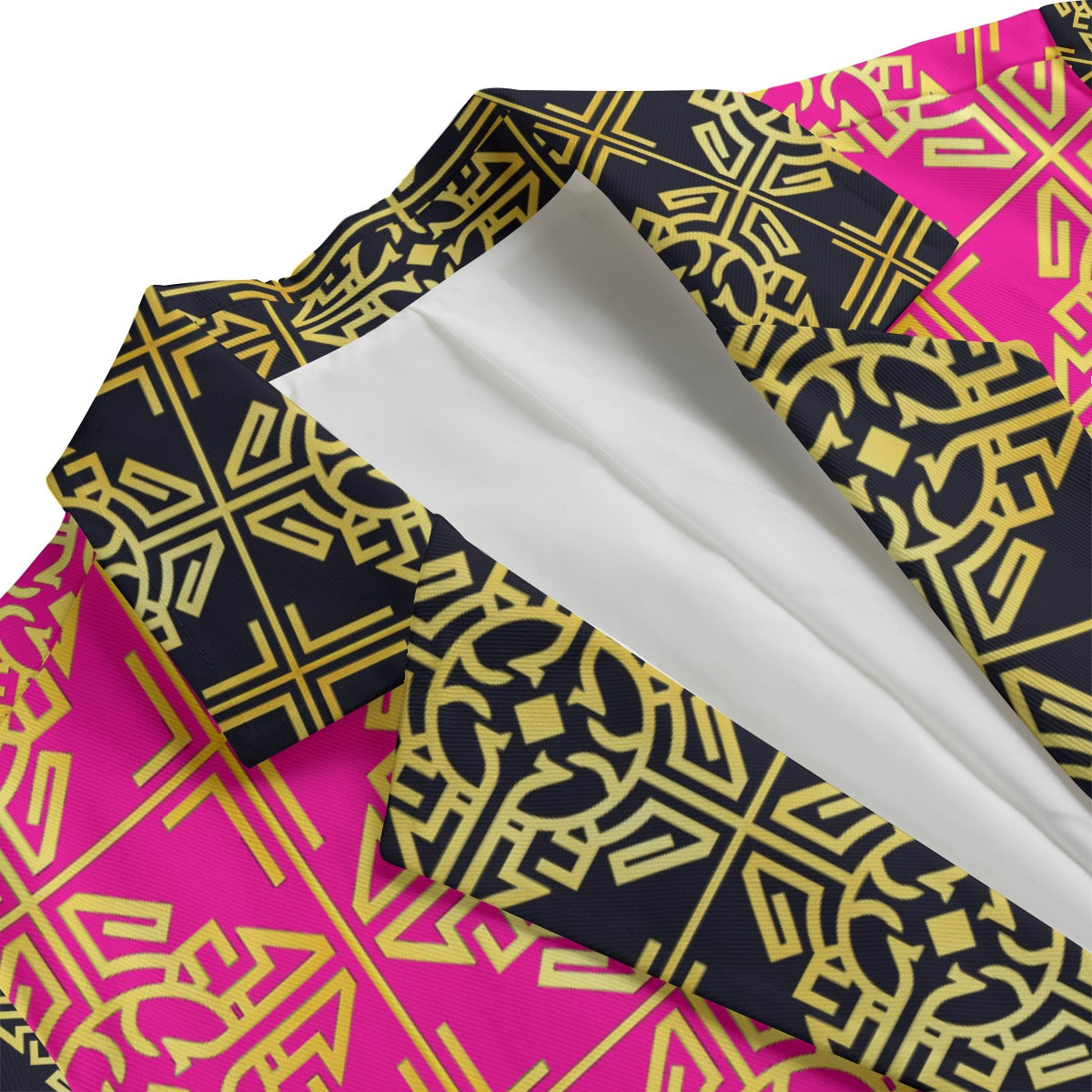 Kokorepublic Print Women's Leisure Blazer | 245GSM Cotton