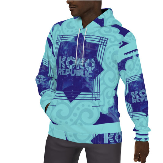 All-Over Print Men's Thicken Pullover Hoodie