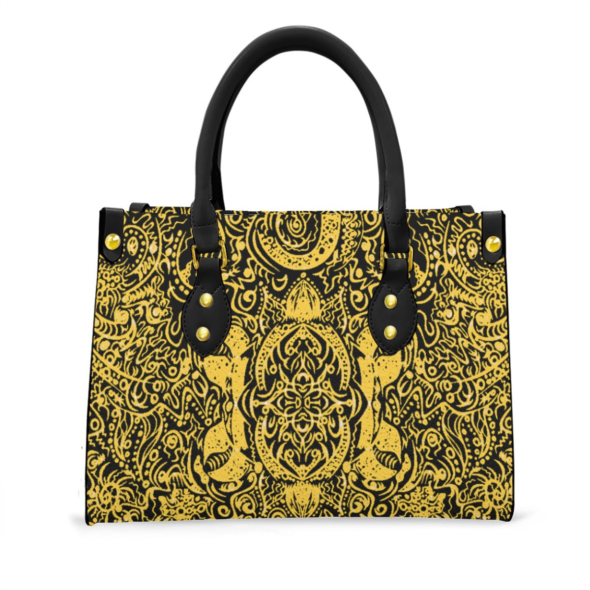kokorepublic Women's Tote Bag With Black Handle