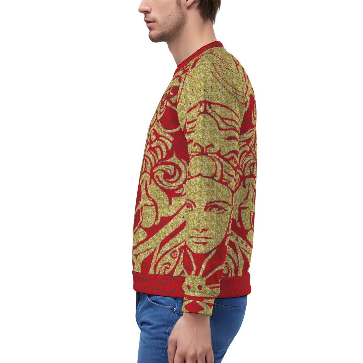 Kokorepublic  Print Men's Heavy Fleece Sweatshirt