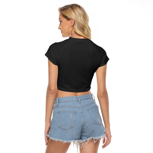 All-Over Print Women's Raglan Cropped T-shirt
