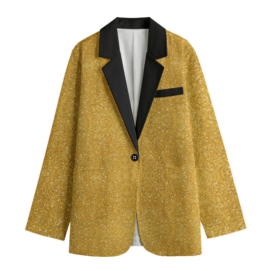 All-Over Print Women's Leisure Blazer | 245GSM Cotton