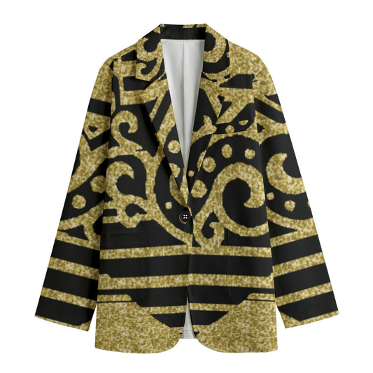 kokorepublic  Print Women's Leisure Blazer