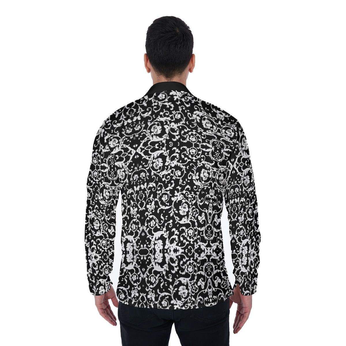 kokorepublic Print Men's Long Sleeve Shirt
