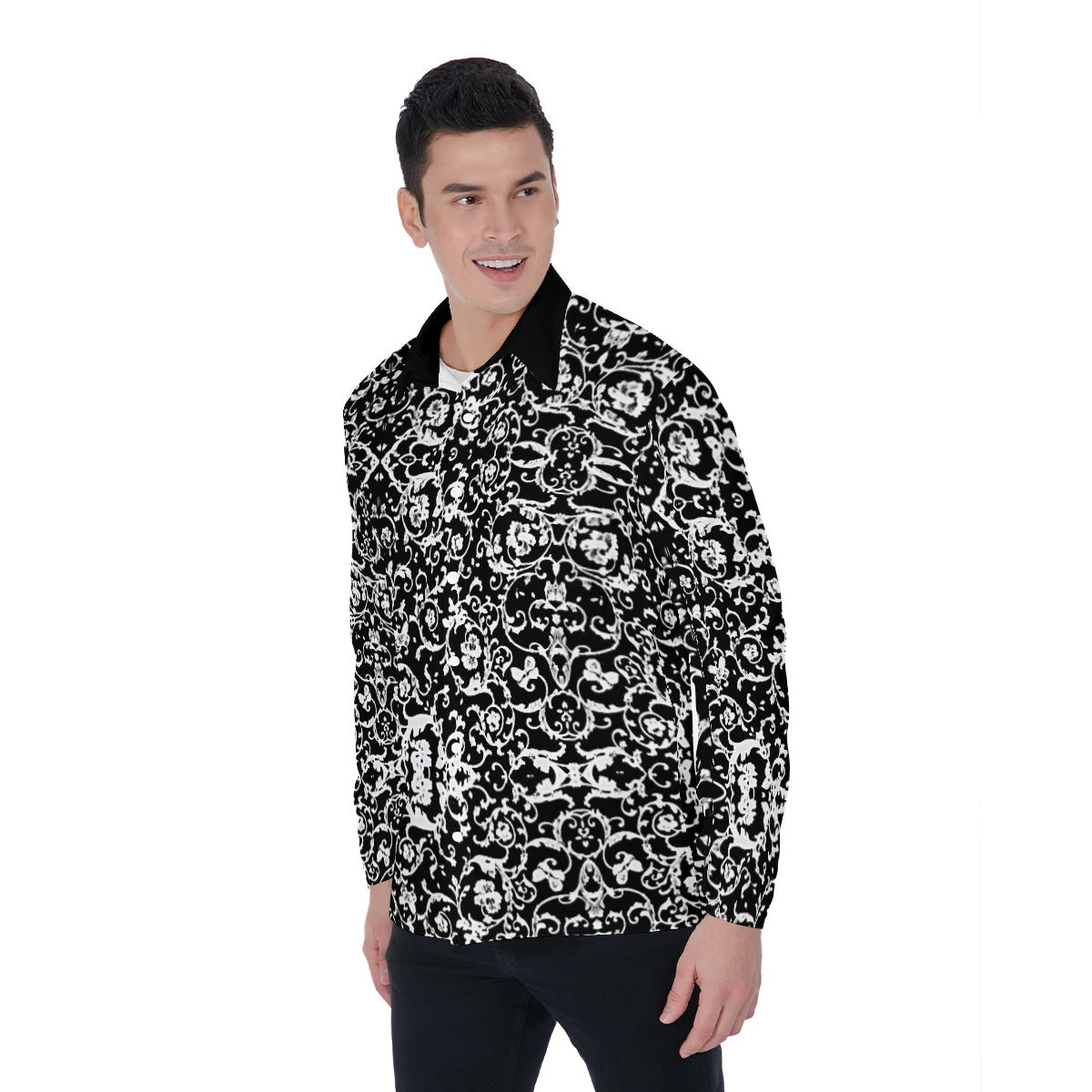 kokorepublic Print Men's Long Sleeve Shirt