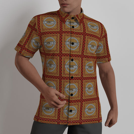 All-Over Print Men's Shirt
