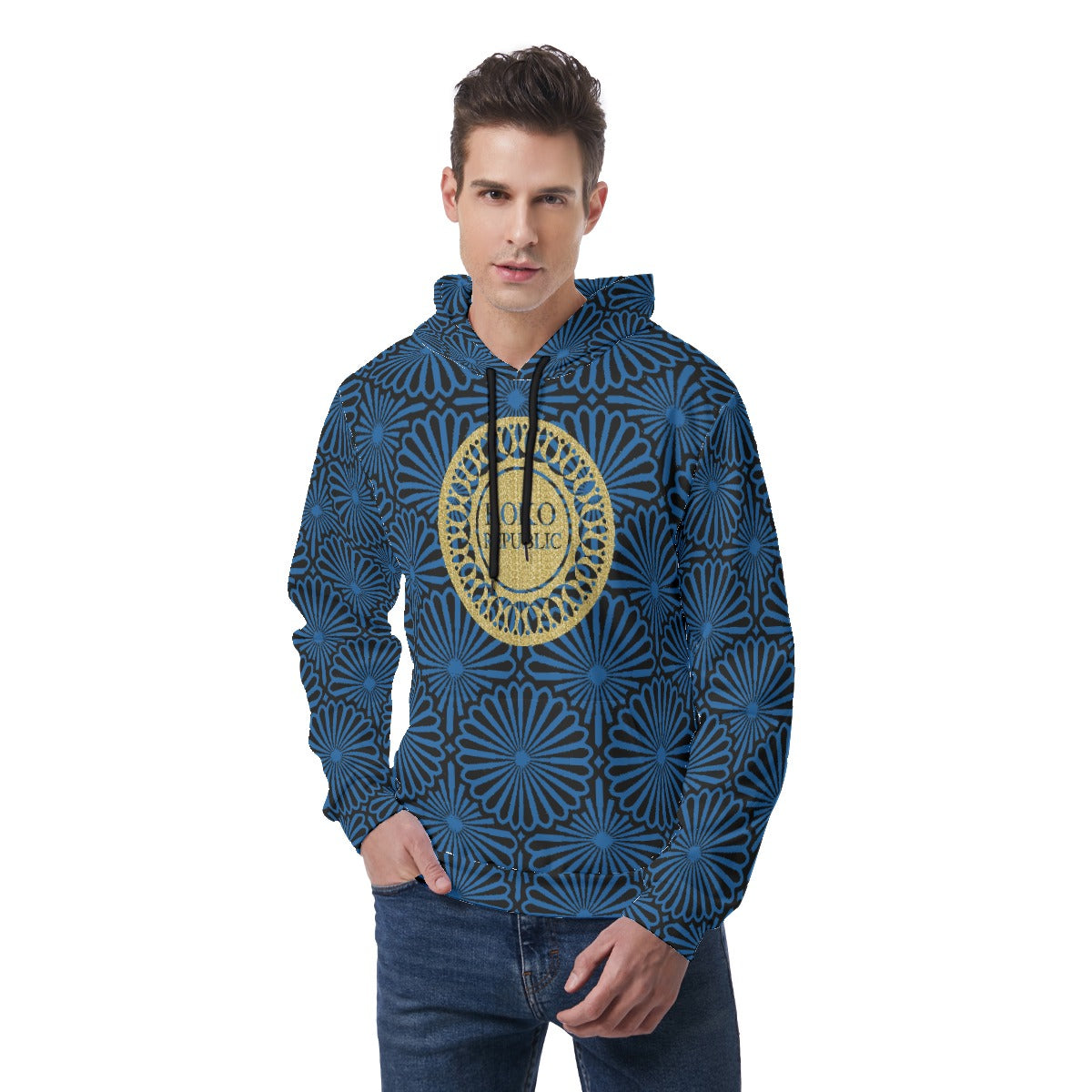 kokorepublic Men's Thicken Pullover Hoodie With Inner Hood