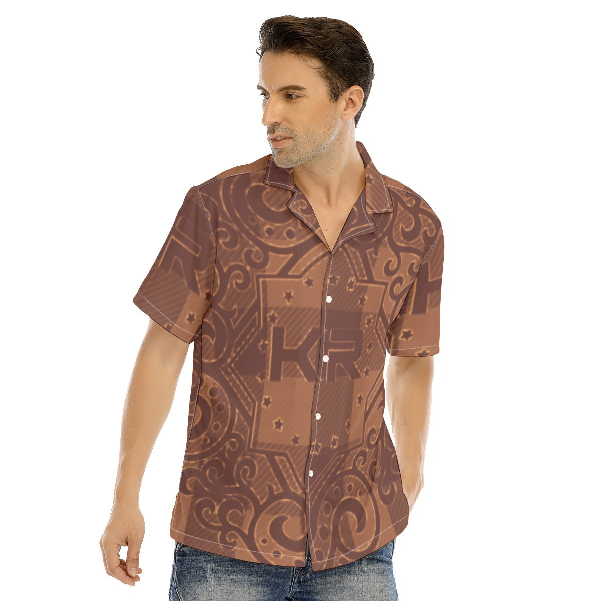 All-Over Print Man's Short Sleeves Shirt