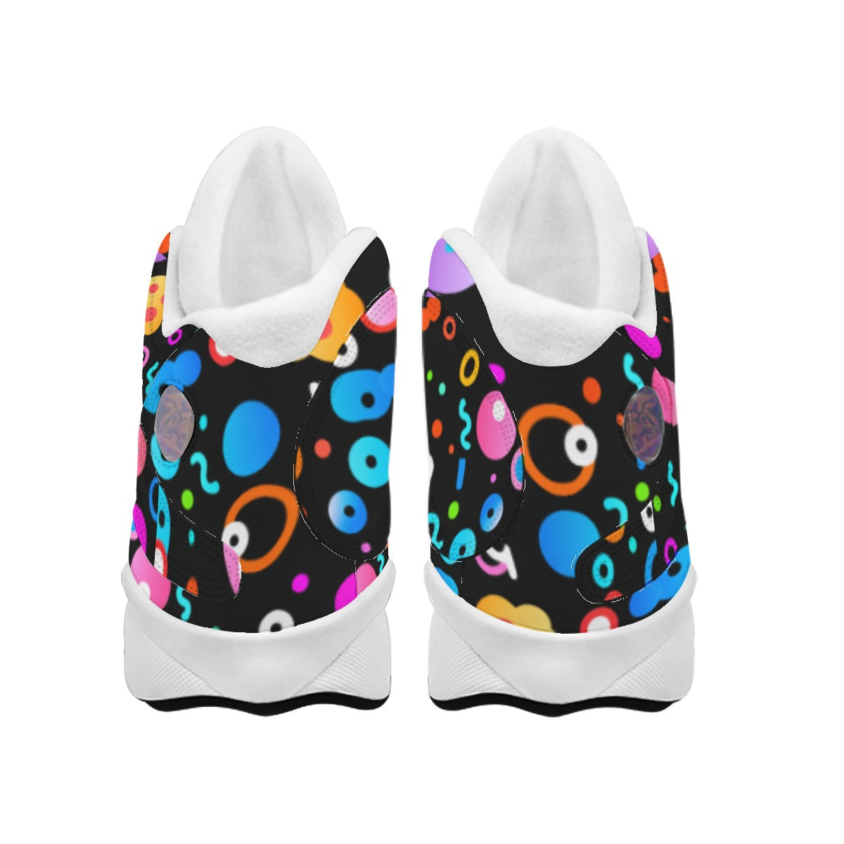 kokorepublic Men's Curved Basketball Shoes With Thick Soles