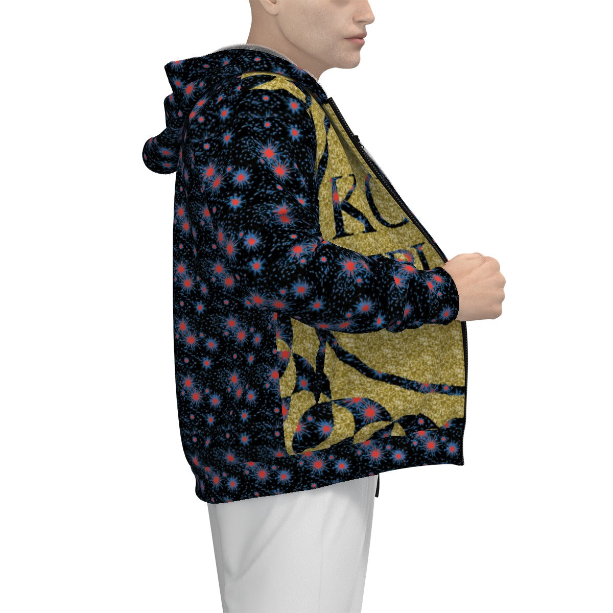 kokorepublic Men's Sherpa Fleece Zip Up Hoodie