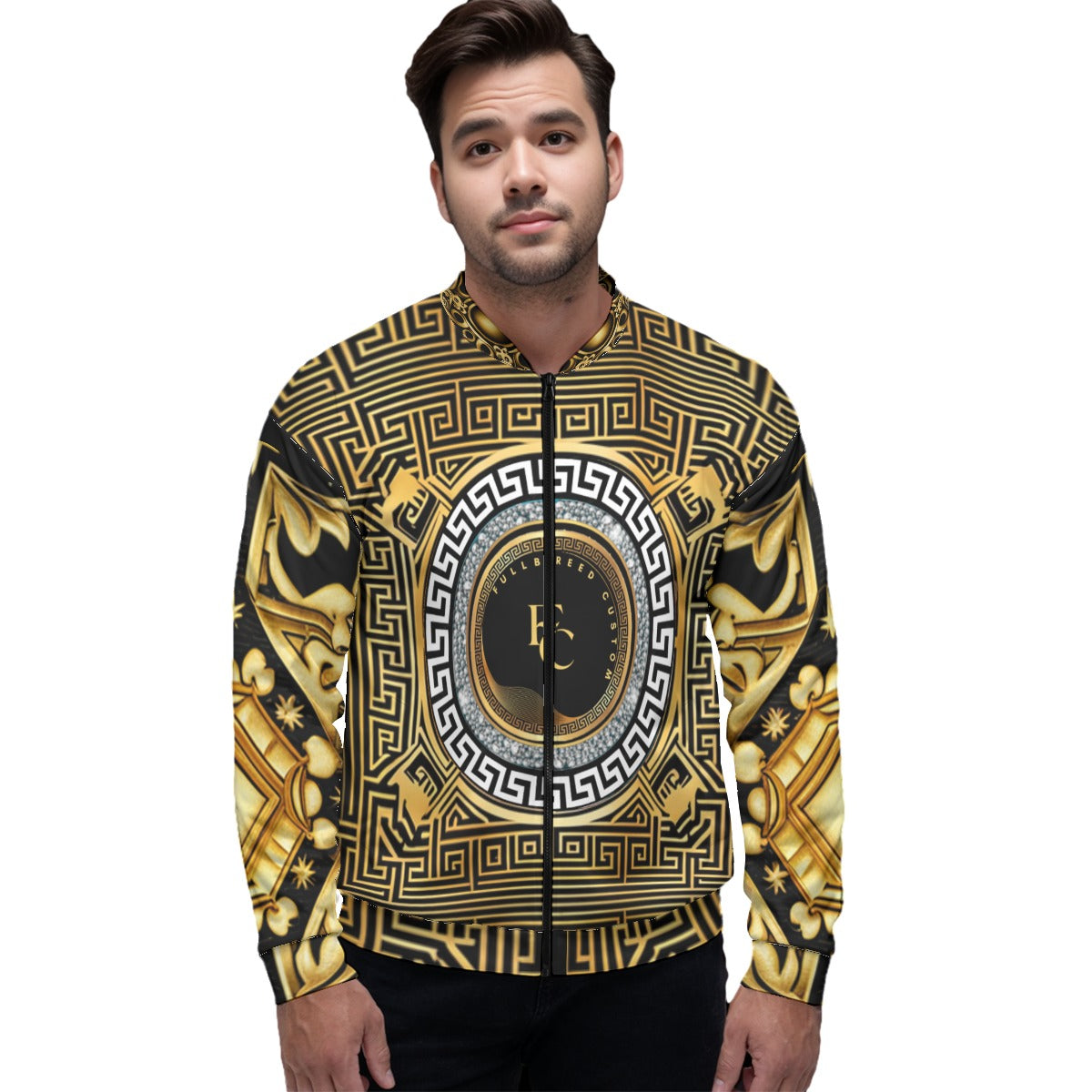 kokorepublic  Print Unisex Bomber Jacket