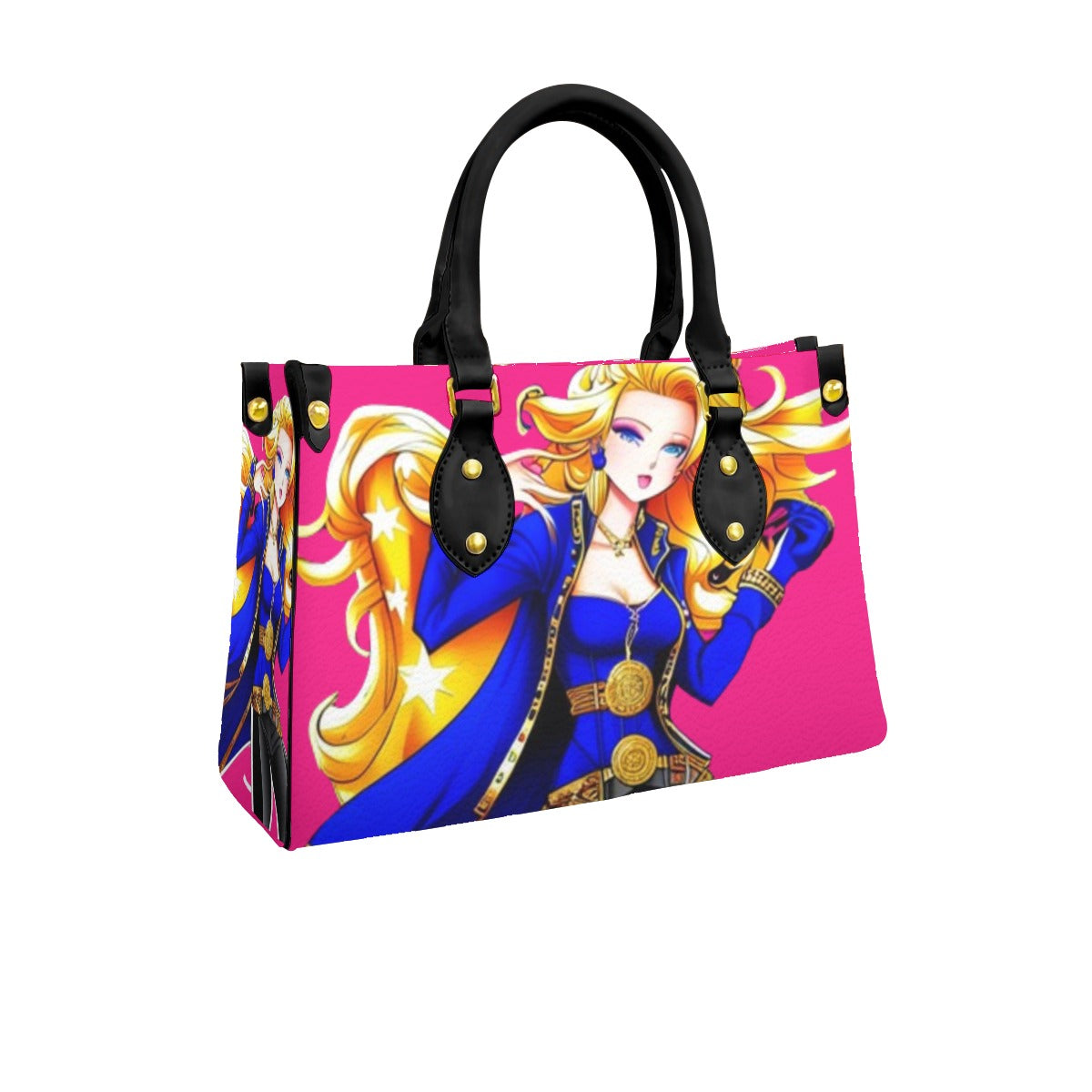 kokorepublic Women's Tote Bag With Black Handle