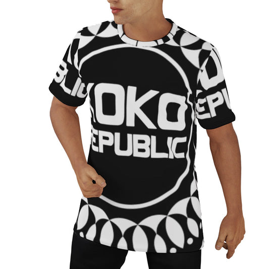 Koko Republic All-Over Print Men's O-Neck T-Shirt