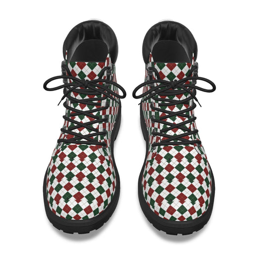 All-Over Print Women's Short Boots