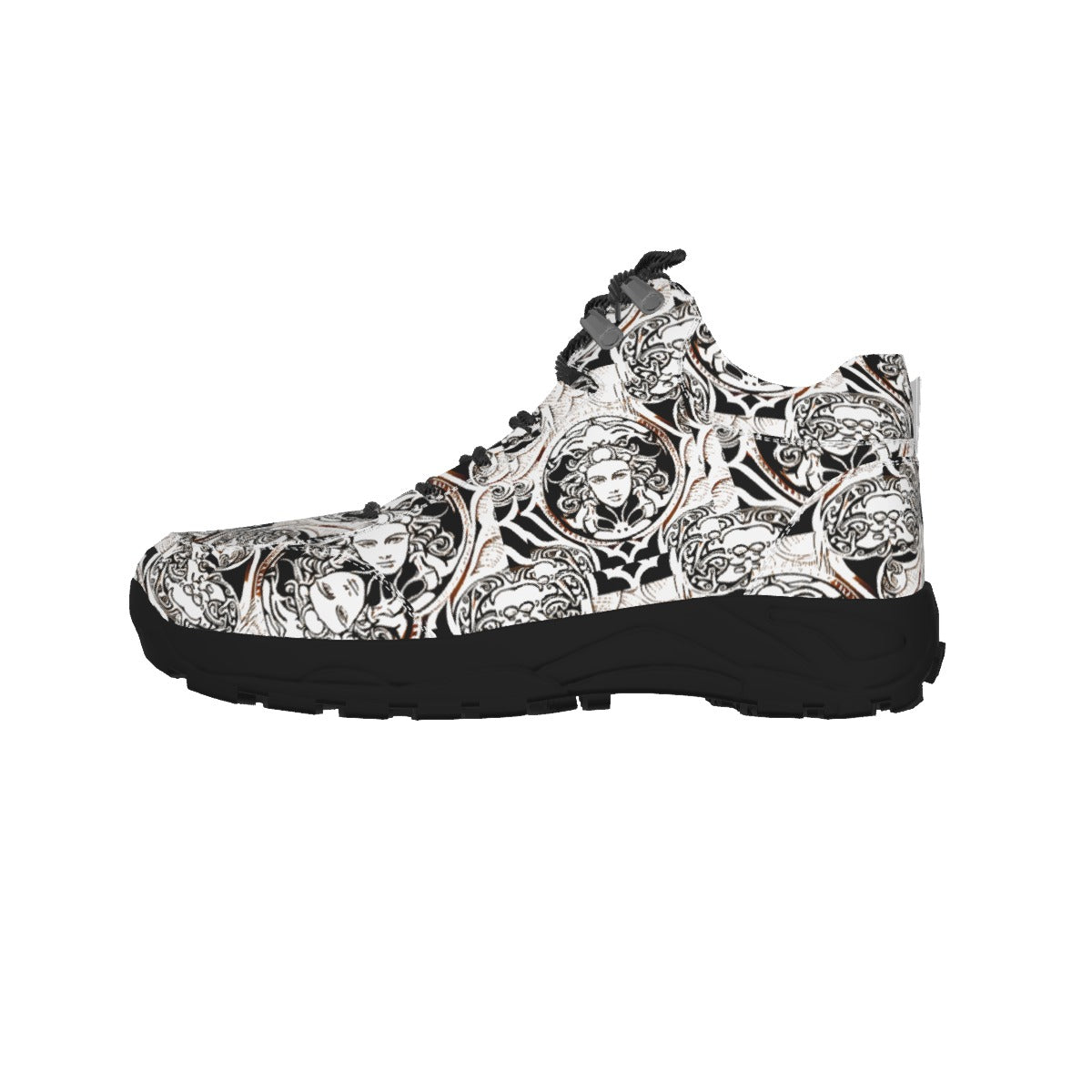 All-Over Print Men's Hiking Shoes