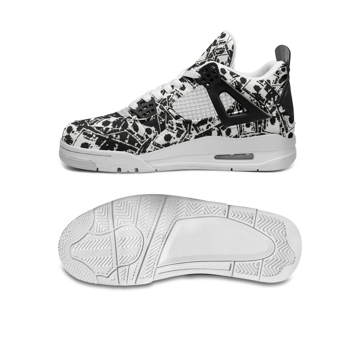 Kokorepublic Unisex Non Slip Lace Up Breathable Fashion Sneakers