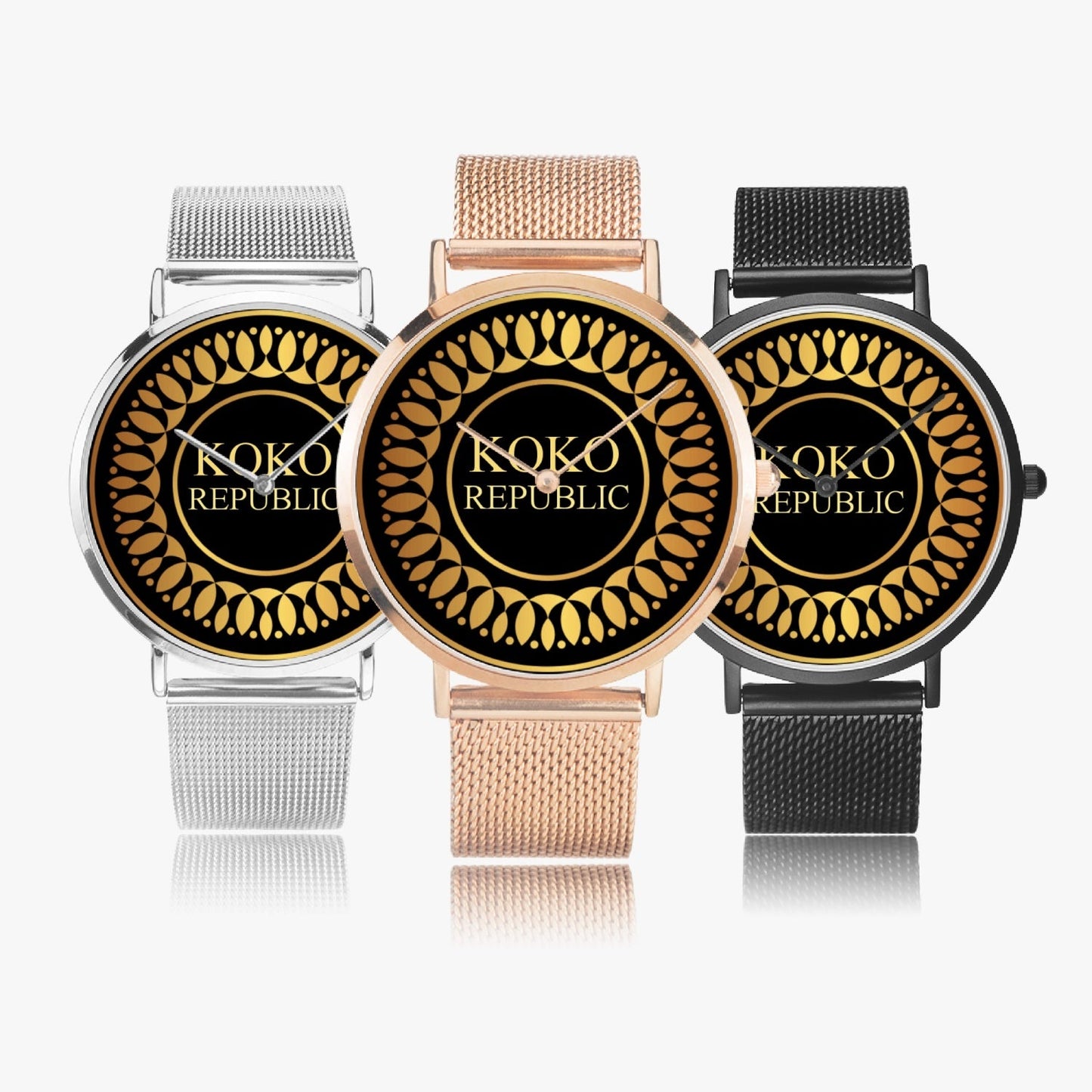 KokoRepublic 169. Fashion Ultra-thin Stainless Steel Quartz Watch