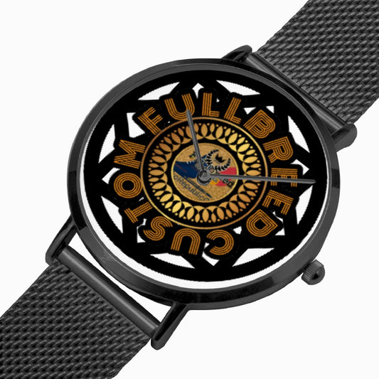 KokoRepublic . Fashion Ultra-thin Stainless Steel Quartz Watch