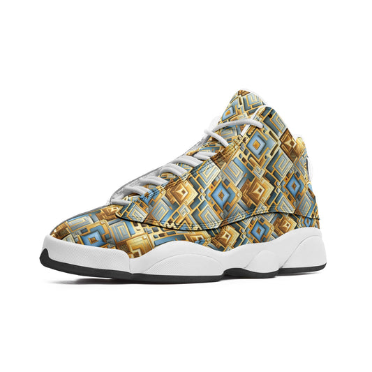 Kokorepublic   Unisex High Top Leather Sneakers