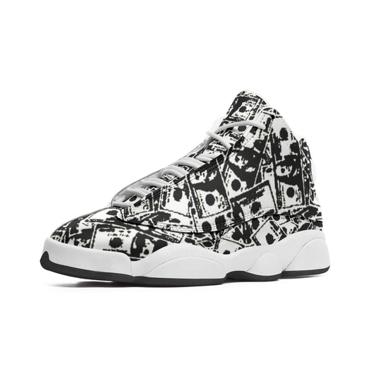 Unisex High Top Leather Sneakers