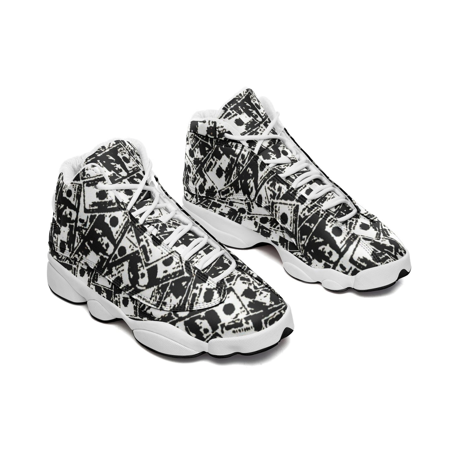 Unisex High Top Leather Sneakers