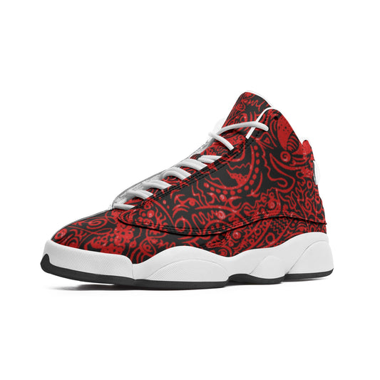 Unisex High Top Leather Sneakers