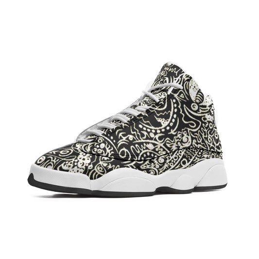 kokorepublic   Unisex High Top Leather Sneakers