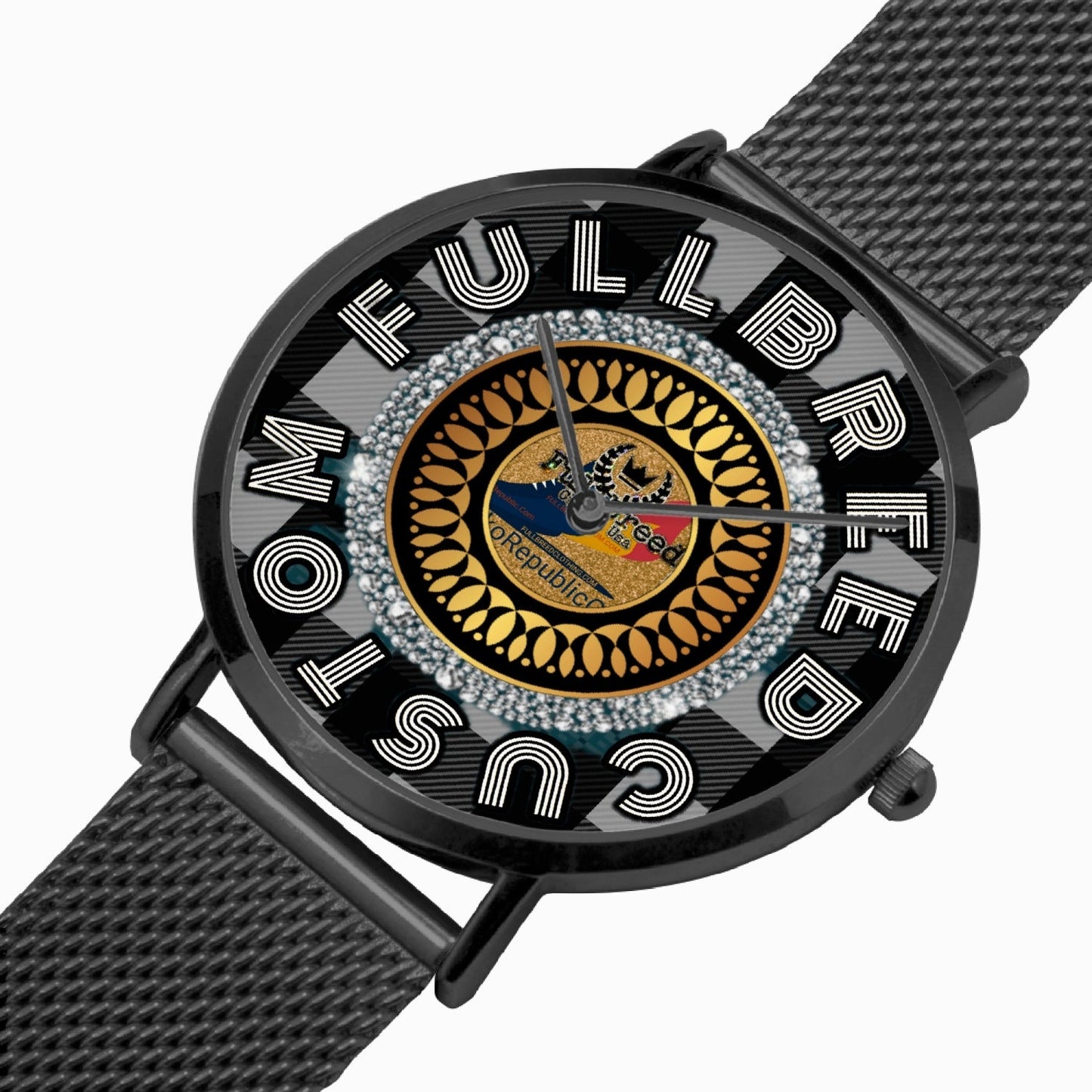 KokoRepublic . Fashion Ultra-thin Stainless Steel Quartz Watch