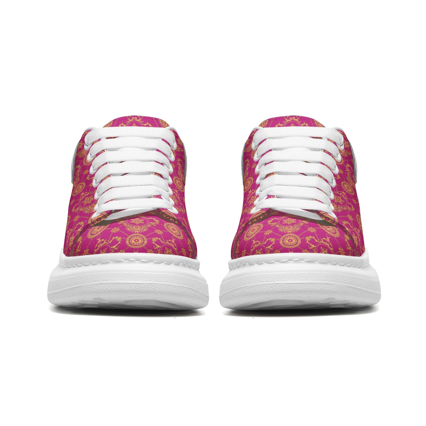 kokorepublic Unisex Non Slip Lace Up Leather Sneakers