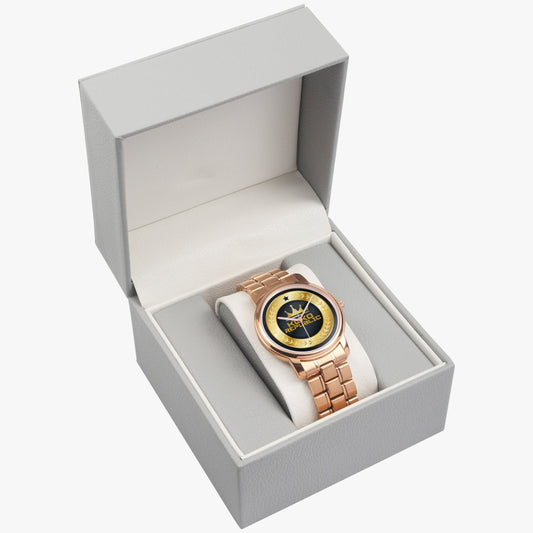 KokoRepublic 153. Folding Clasp Type Stainless Steel Quartz Watch