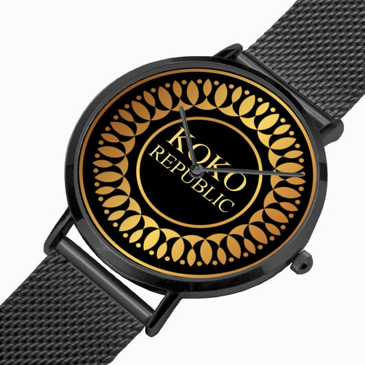 KokoRepublic 169. Fashion Ultra-thin Stainless Steel Quartz Watch