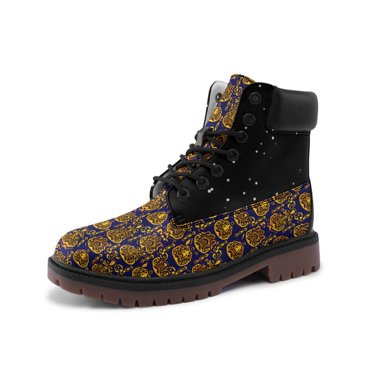 Premium Lightweight Microfiber Leather Chukka Boots