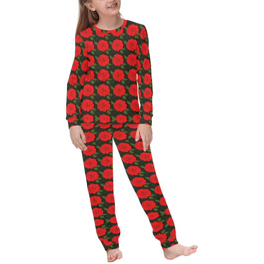 Bloodlustv Kid's All Over Print Pajama Set (Model Sets 07)