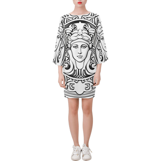 Lumii_20231104_072921018 Bell Sleeve Dress (Model D52)