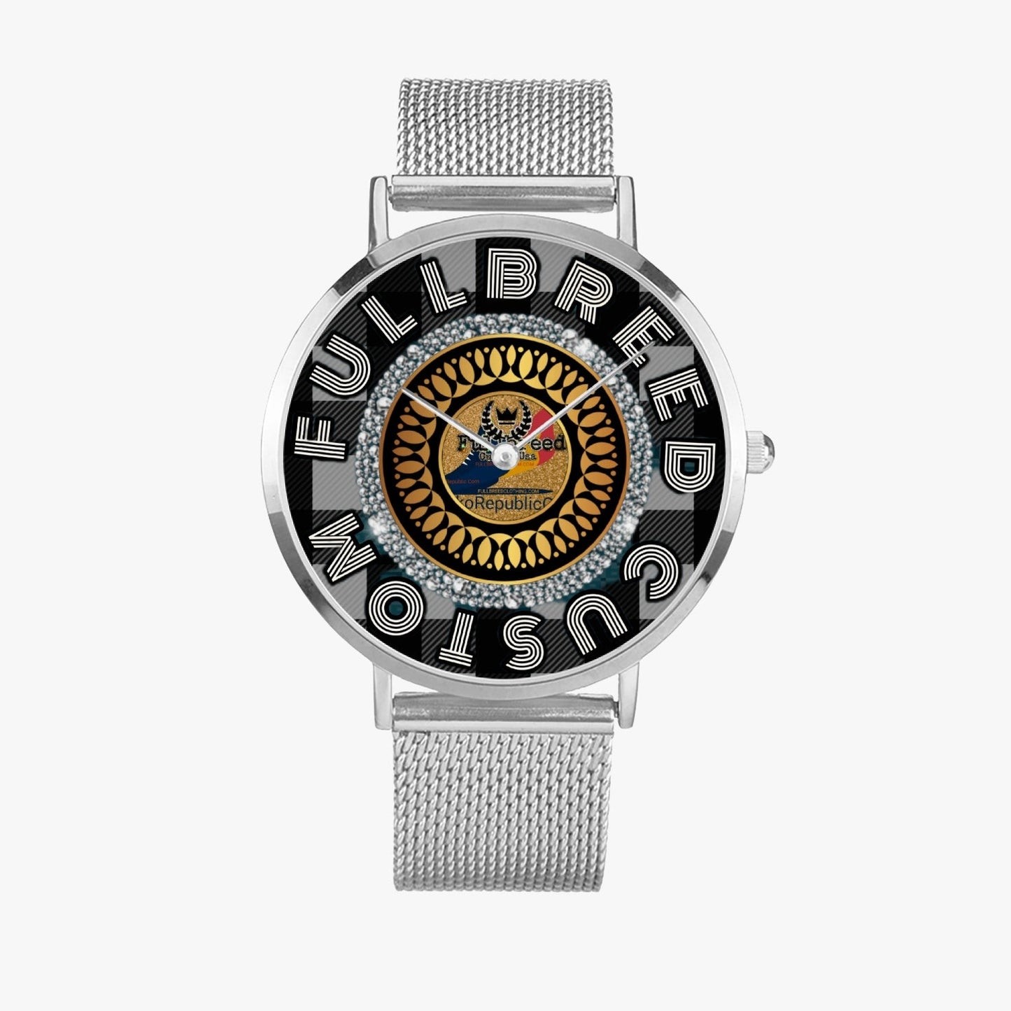 KokoRepublic . Fashion Ultra-thin Stainless Steel Quartz Watch