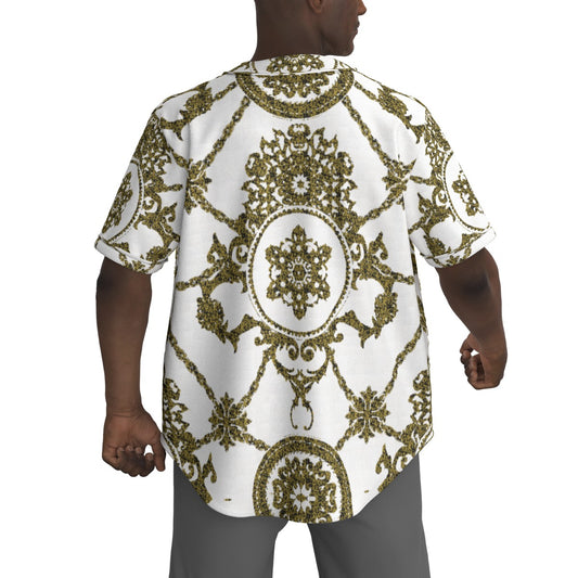All-Over Print Men's Short Sleeve Baseball Jersey