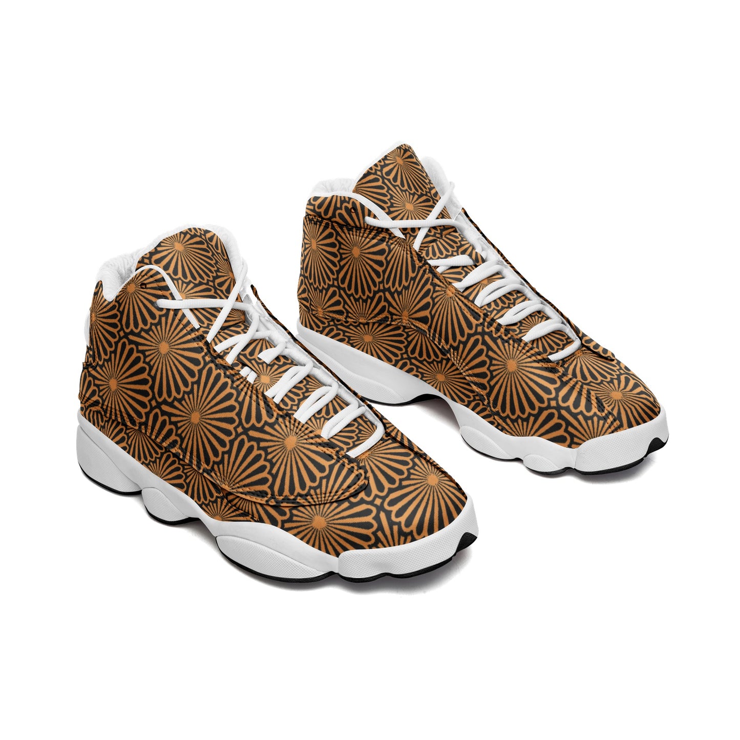 kokorepublic Unisex High Top Leather Sneakers