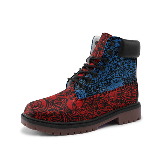 Kokorepublic   Premium Lightweight Microfiber Leather Chukka Boots
