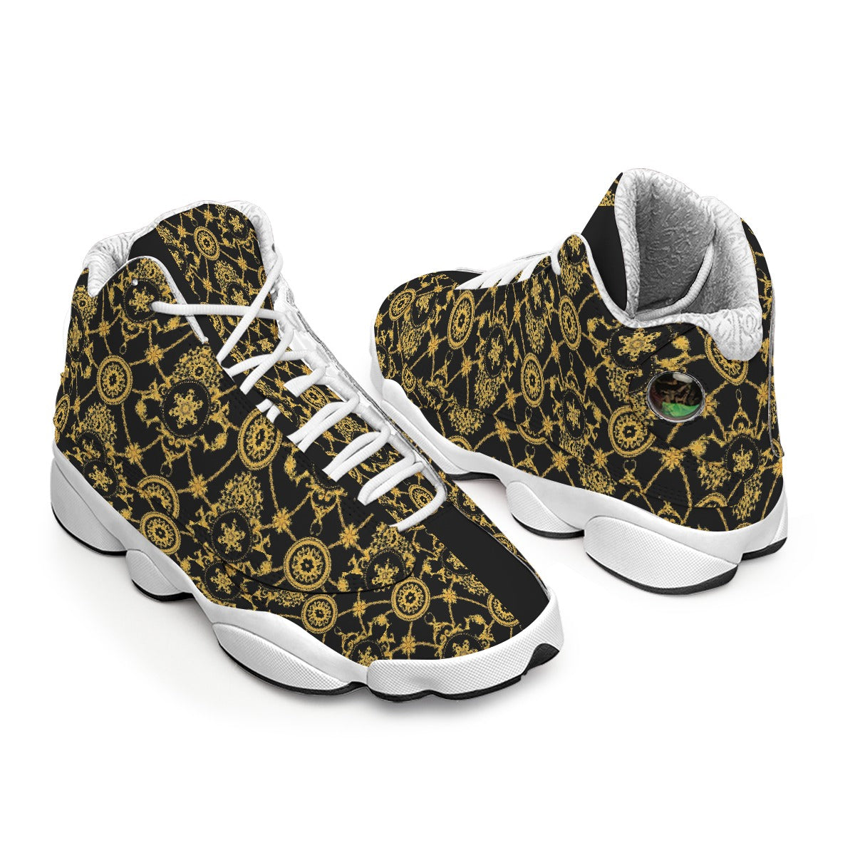 Men's Curved Basketball Shoes With Thick Soles