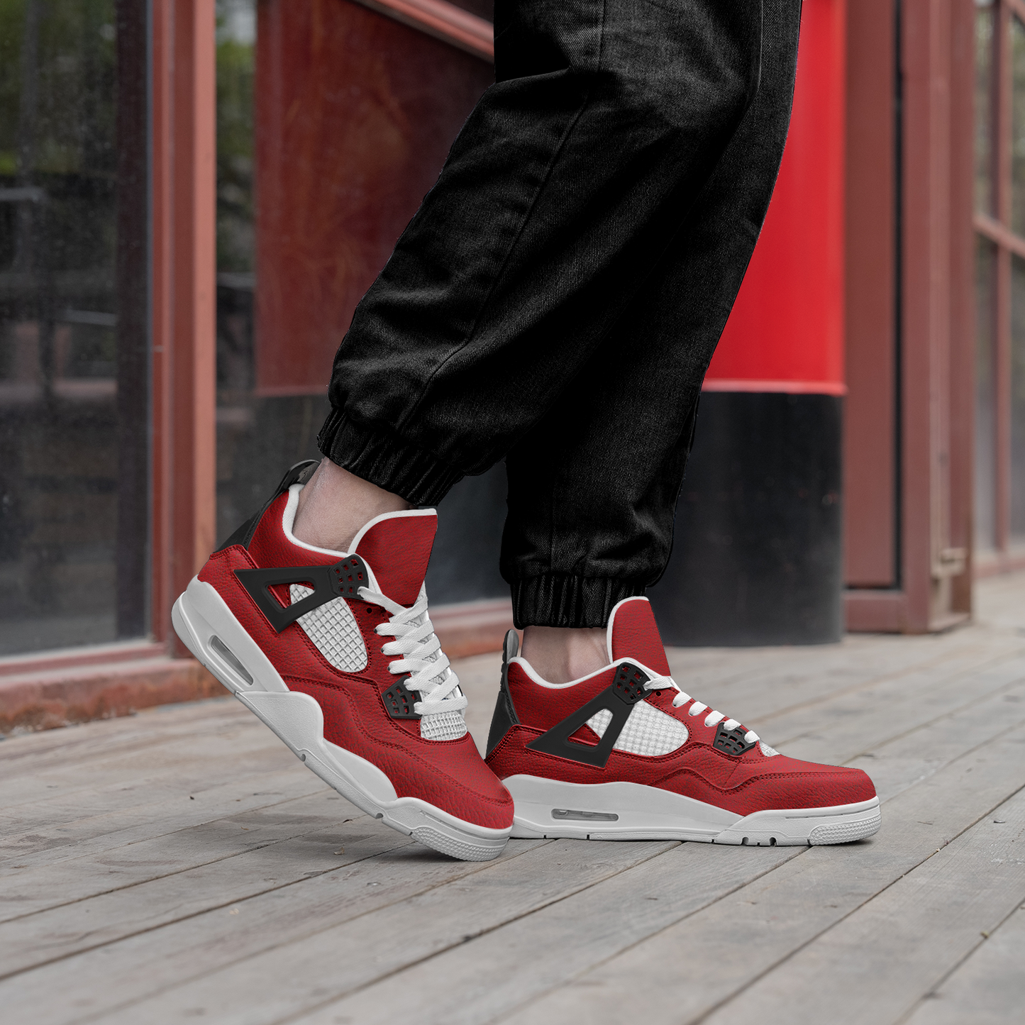 kokorepublic Unisex Non Slip Lace Up Breathable Fashion Sneakers