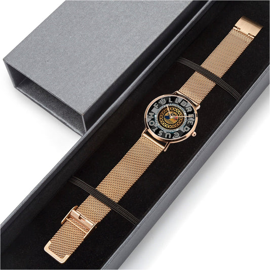 KokoRepublic . Fashion Ultra-thin Stainless Steel Quartz Watch