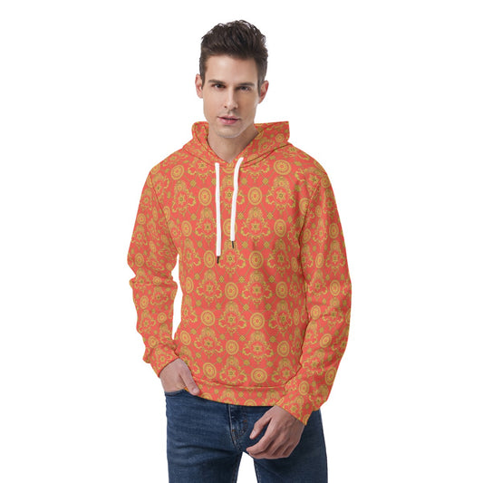 All-Over Print Men's Hoodie With Double-side Print Hood
