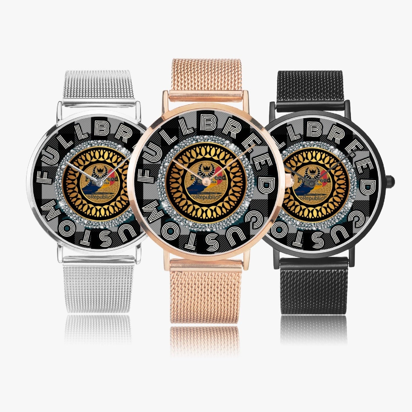 KokoRepublic . Fashion Ultra-thin Stainless Steel Quartz Watch