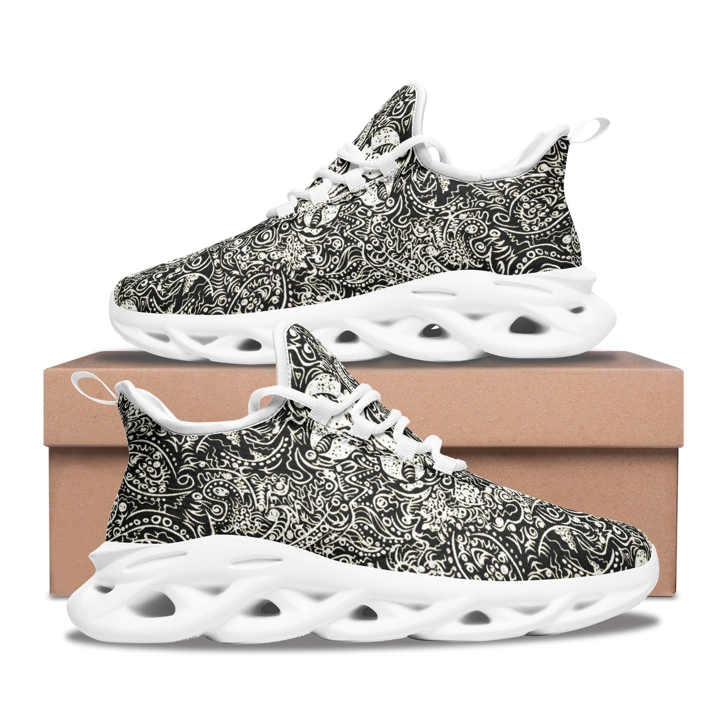 kokorepublic     Unisex Bounce Mesh Knit Sneakers