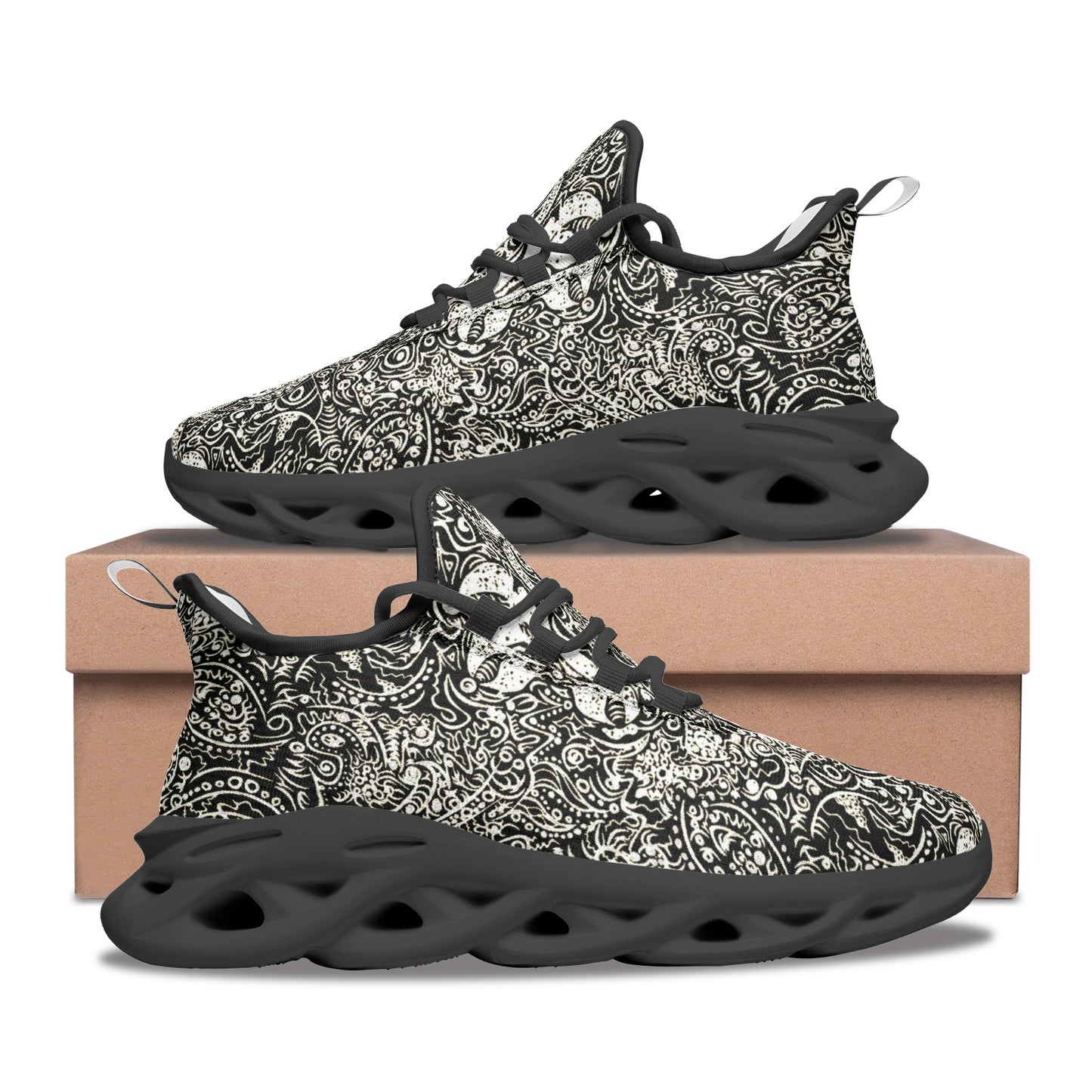 kokorepublic     Unisex Bounce Mesh Knit Sneakers