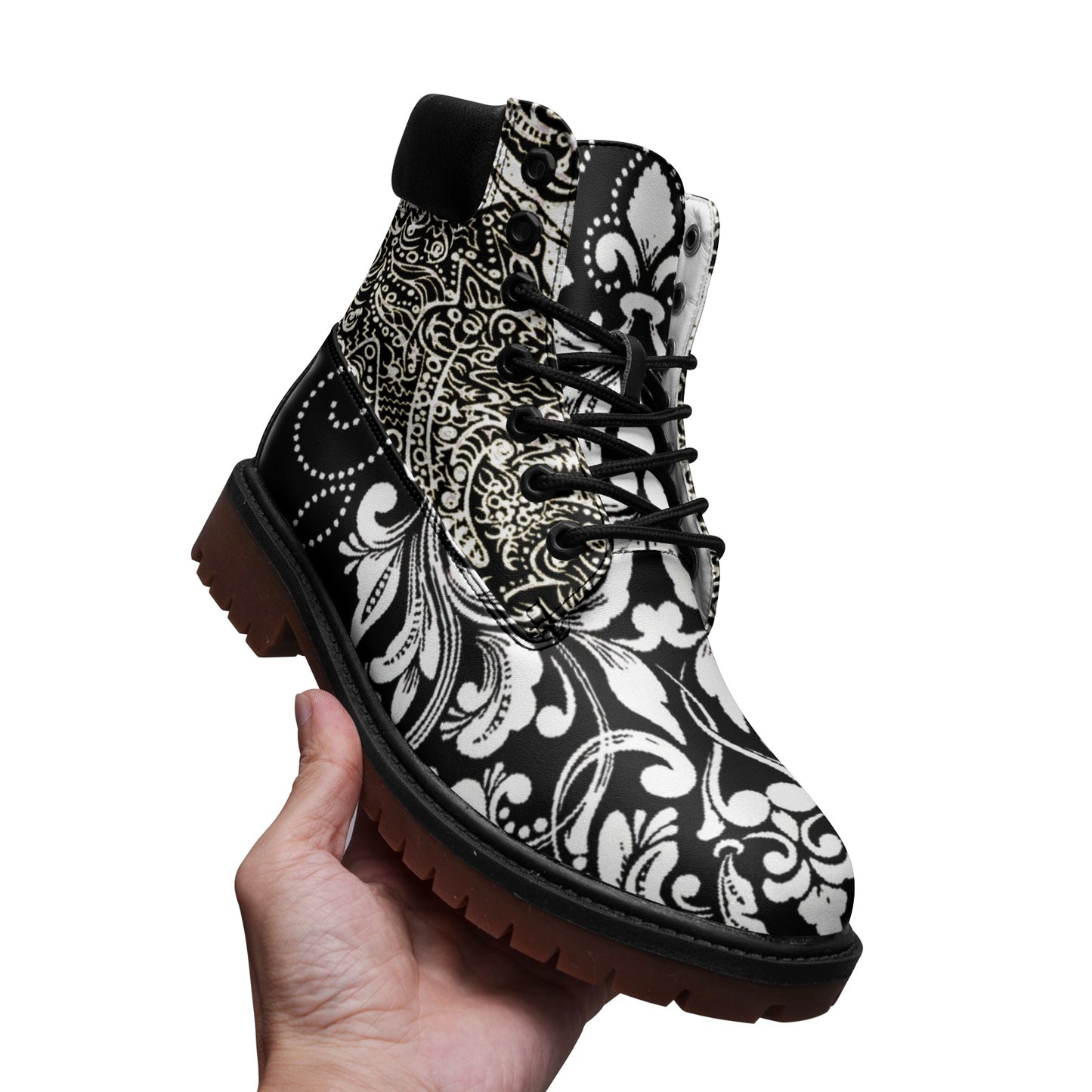 Premium Lightweight Microfiber Leather Chukka Boots