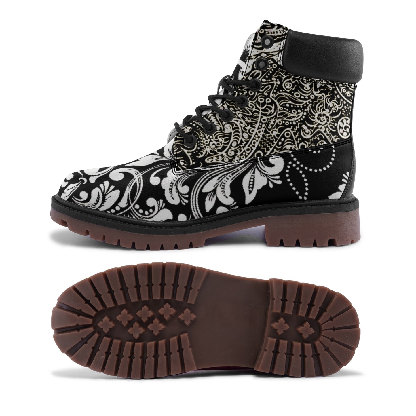 Premium Lightweight Microfiber Leather Chukka Boots