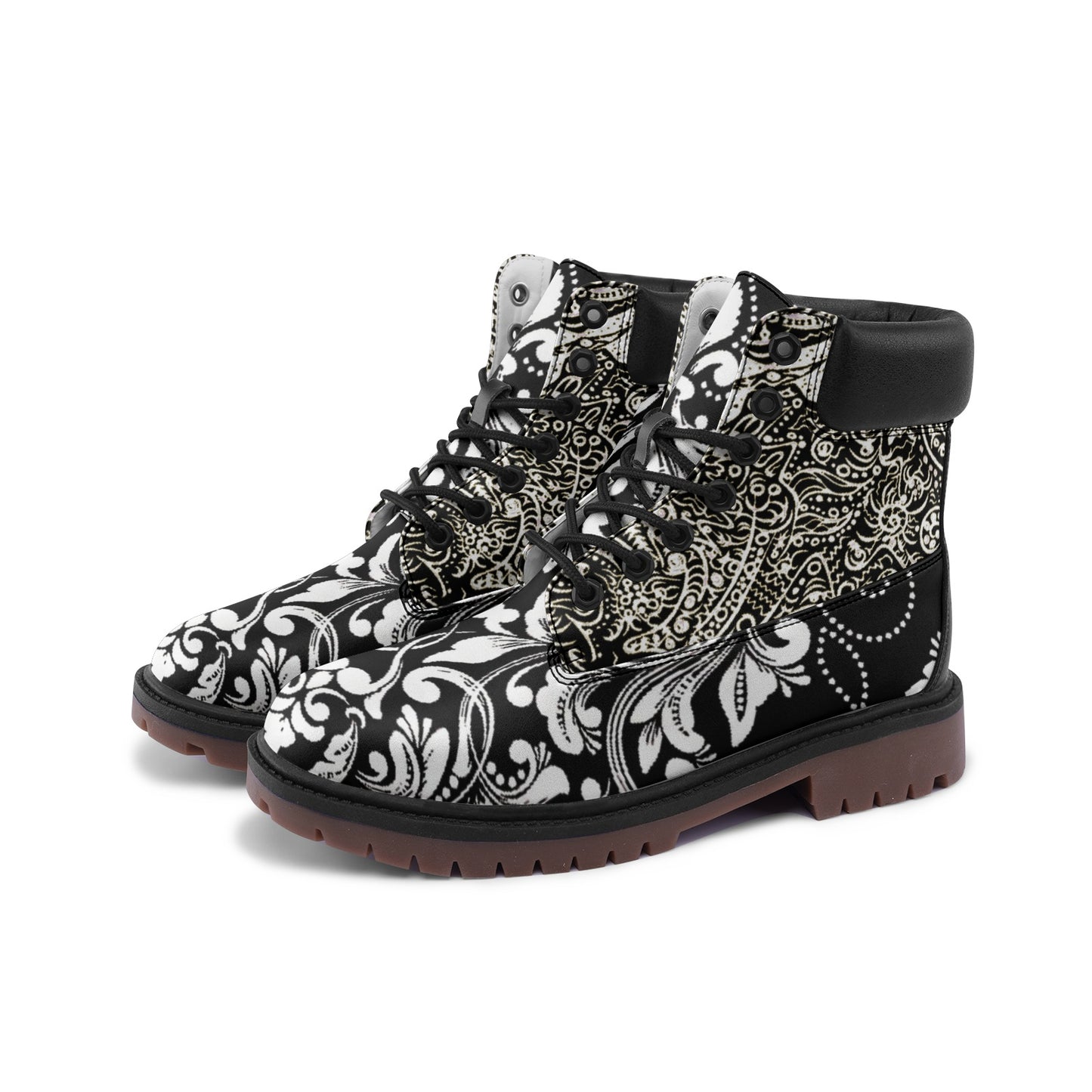 Premium Lightweight Microfiber Leather Chukka Boots