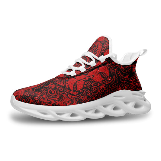 Kokorepublic     Unisex Bounce Mesh Knit Sneakers