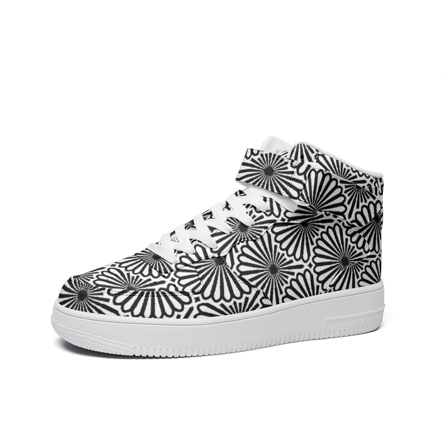 kokorepublic Unisex high Top Leather Sneakers